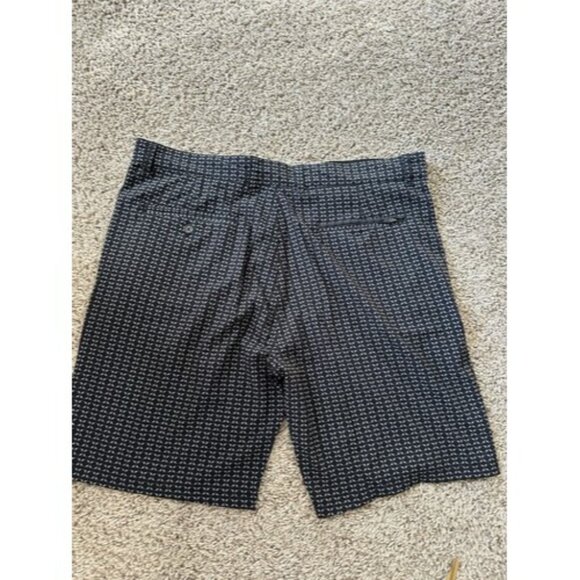 Scales Mens NAUTICAL SAIL 8.5" WALKSHORTS black Geometric Print Size 36 - Picture 6 of 9